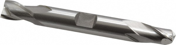 Square End Mill: 0.3543'' Dia, 9/16'' LOC, 3/8'' Shank Dia, 3-1/8'' OAL, 2 Flutes, Cobalt