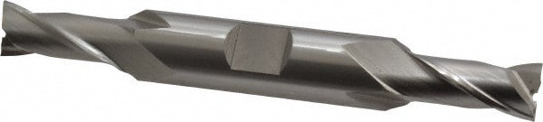 Square End Mill: 0.3937'' Dia, 13/16'' LOC, 1/2'' Shank Dia, 3-3/4'' OAL, 2 Flutes, Cobalt