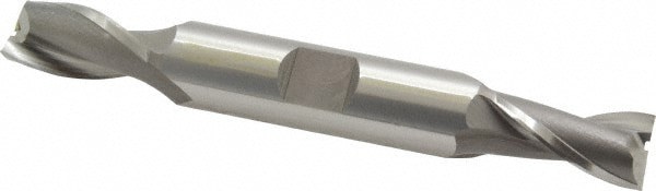 Square End Mill: 0.4331'' Dia, 13/16'' LOC, 1/2'' Shank Dia, 3-3/4'' OAL, 2 Flutes, Cobalt