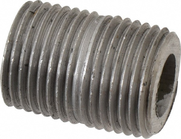Black Pipe Nipple: 1/2