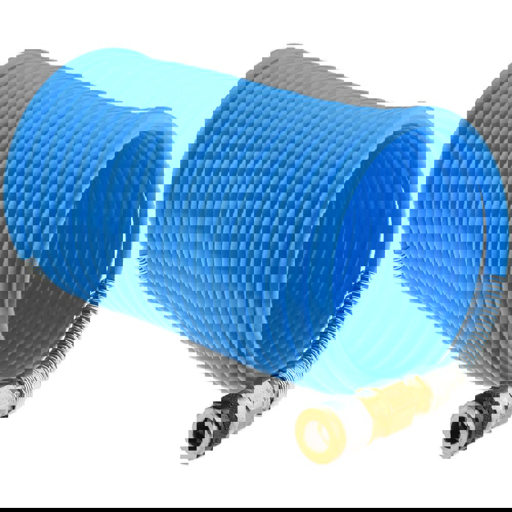 Coiled & Self Storing Hose: 3/8