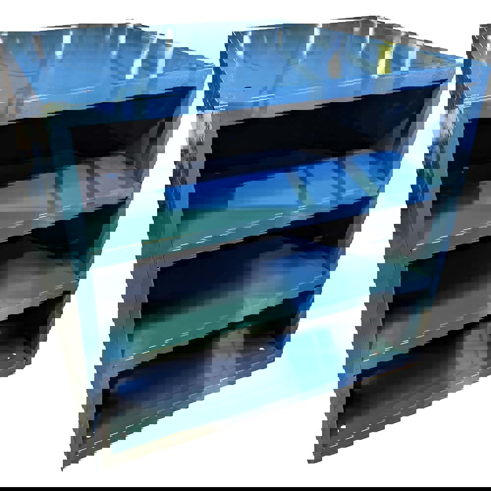 3 Compartment Module: for Workstations, Steel