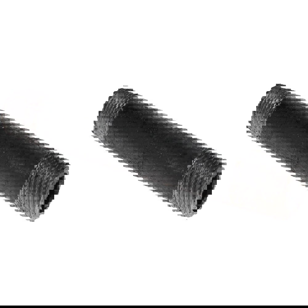 Black Pipe Nipple: 1/2