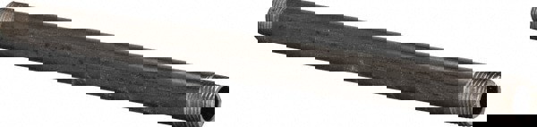 Black Pipe Nipple: 1/2