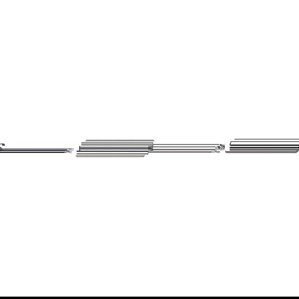 Square End Mill: 0.5 mm Dia, 1/32