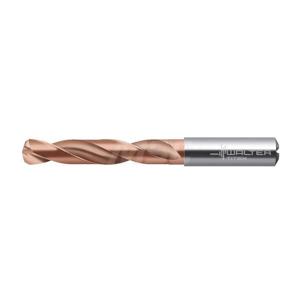 Jobber Length Drill Bit: 6.80 mm (0.2677) Dia, 140 deg, Solid Carbide