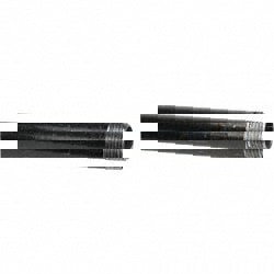 Black Pipe Nipple: 1/2