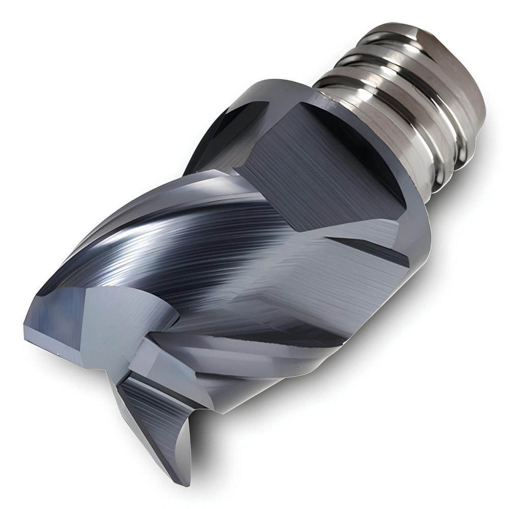 Corner Radius & Corner Chamfer End Mill Heads; Mill Diameter (mm): 11.70 ; Length of Cut (mm): 7.0000 ; Number Of Flutes: 3 ; Overall Length (mm): 16.5000 ; Corner Radius (mm): 0.30 ; Coating/Finish: TiAlN