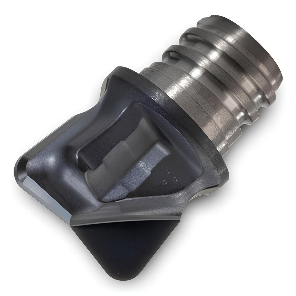 Corner Radius & Corner Chamfer End Mill Heads; Mill Diameter (mm): 10.00 ; Length of Cut (mm): 7.0000 ; Number Of Flutes: 2 ; Overall Length (mm): 12.4500 ; Corner Radius (mm): 0.50 ; Coating/Finish: TiAlN