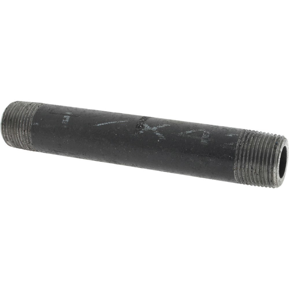 Black Pipe Nipple: 3/4