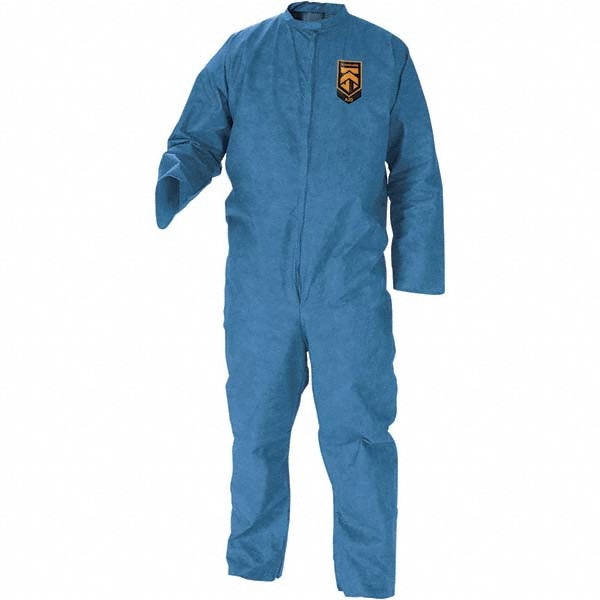 Disposable Coveralls: Size X-Large, SMS, Zipper Closure