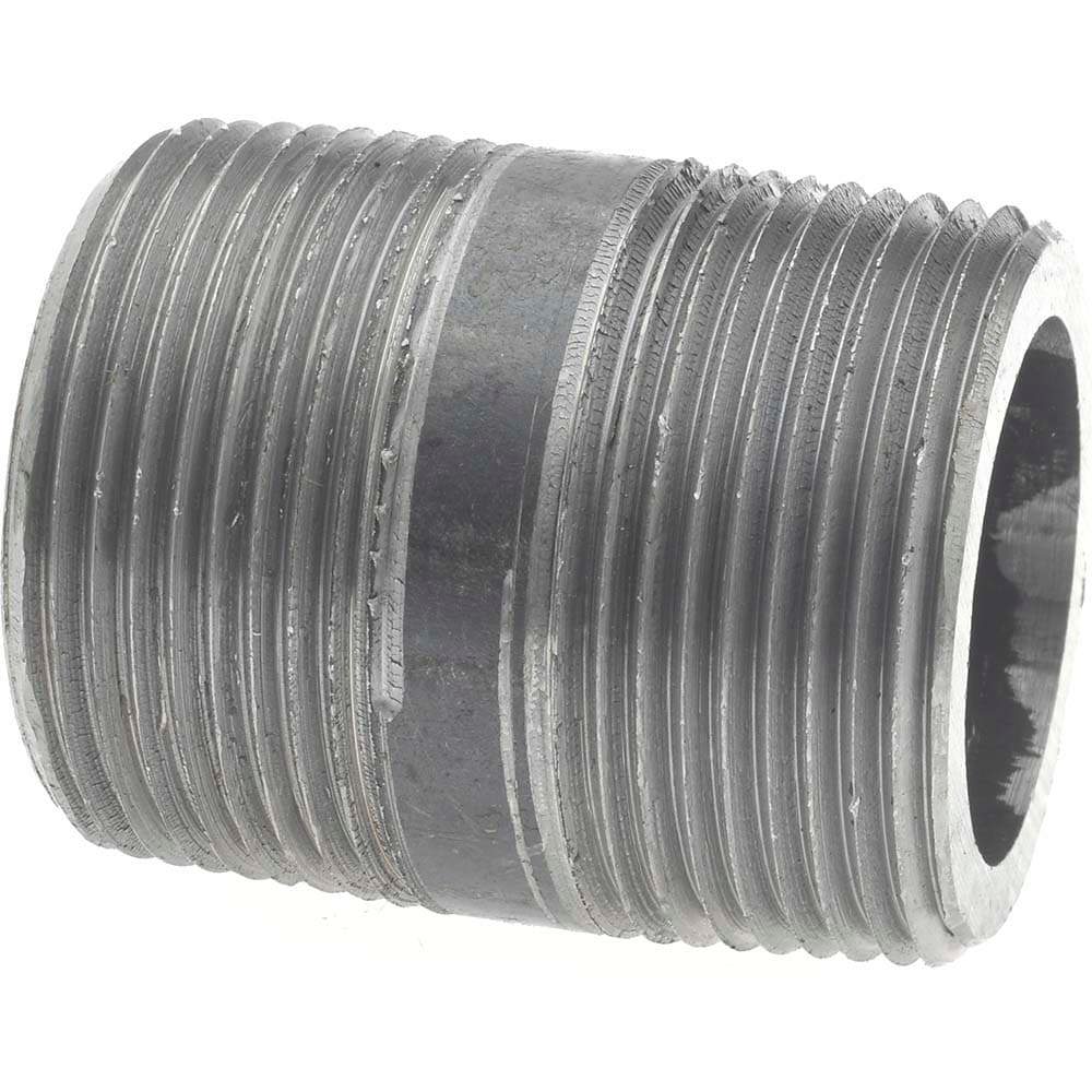 Black Pipe Nipple: 1-1/4