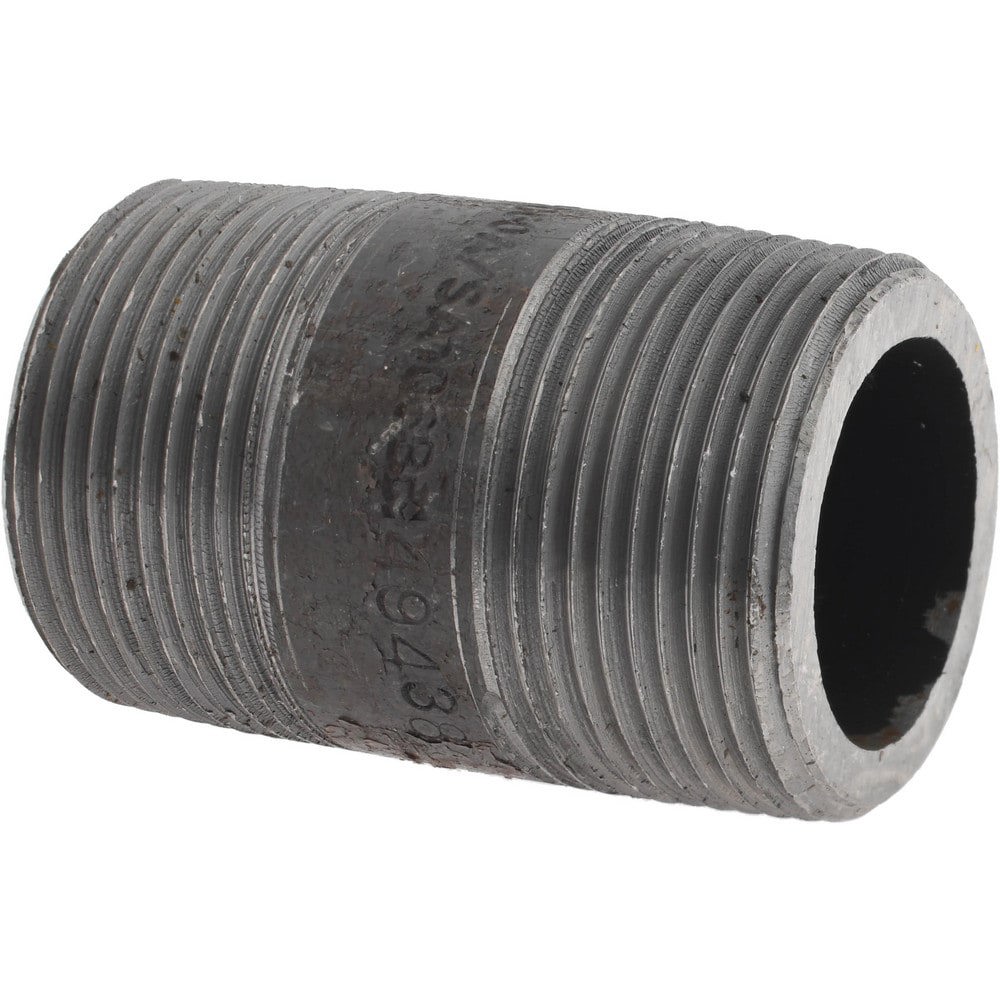 Black Pipe Nipple: 1-1/4