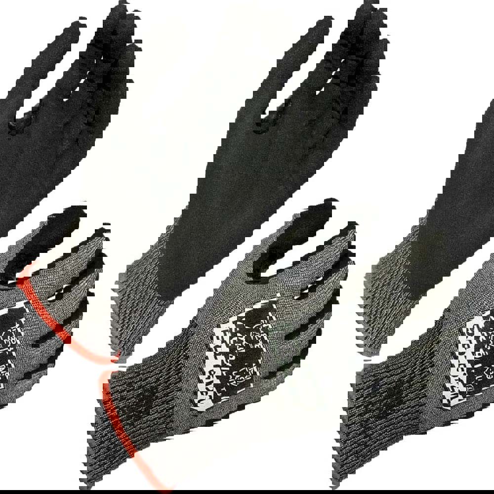 Cut & Puncture-Resistant Gloves: Size XL, ANSI Cut A9, ANSI Puncture 3, Bi-Polymer, HPPE & Steel