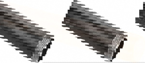 Black Pipe Nipple: 1-1/4