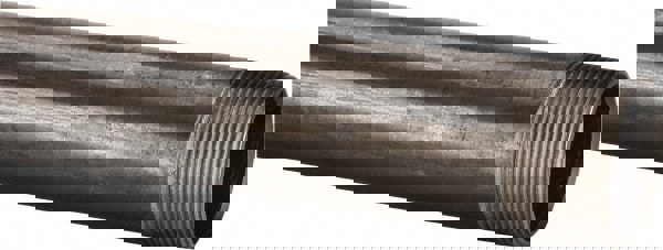 Black Pipe Nipple: 1-1/2