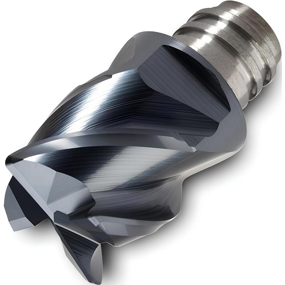 Corner Radius & Corner Chamfer End Mill Heads; Mill Diameter (mm): 16.00 ; Length of Cut (mm): 12.0000 ; Number Of Flutes: 4 ; Overall Length (mm): 20.5000 ; Corner Radius (mm): 1.50 ; Coating/Finish: TiAlN