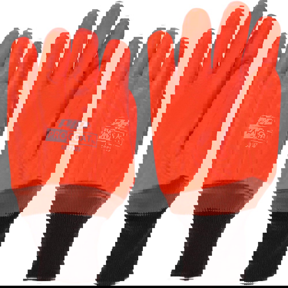 Chemical Resistant Gloves: Large, Polyvinylchloride, Unsupported