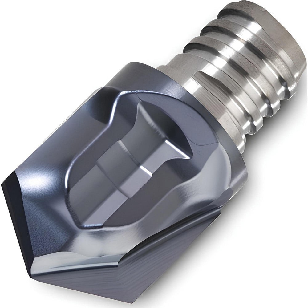 Corner Radius & Corner Chamfer End Mill Heads; Mill Diameter (mm): 16.00 ; Chamfer Width (mm): 8.000 ; Chamfer Angle: 60.000 ; Length of Cut (mm): 15.5000 ; Number Of Flutes: 2 ; Overall Length (mm): 19.9000