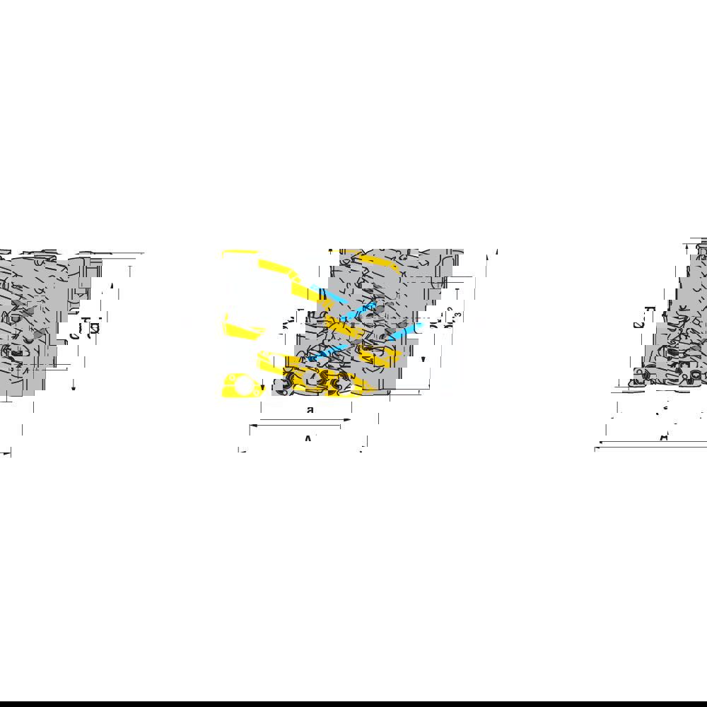 Indexable Square-Shoulder Face Mill: A211250R04K420A100EF, 1.0000