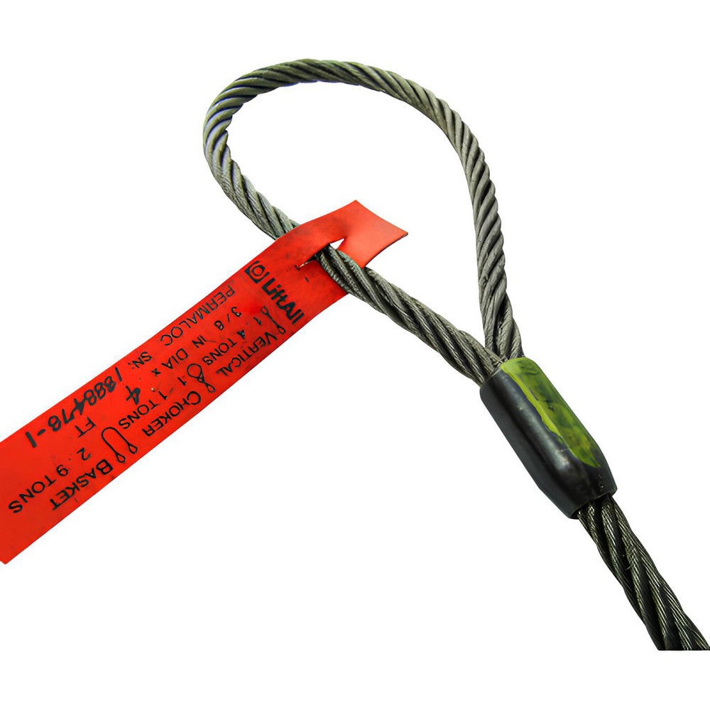 Eye & Eye Sling: 8' Long, 2.80 Ton Vertical