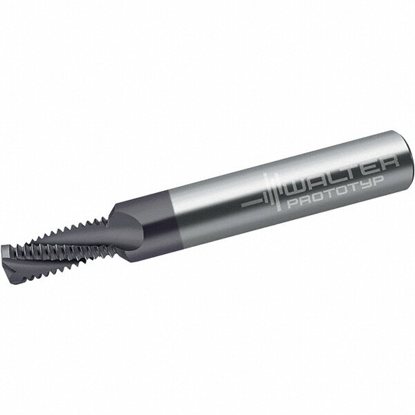 Helical Flute Thread Mill: Internal, 3 Flute, Solid Carbide