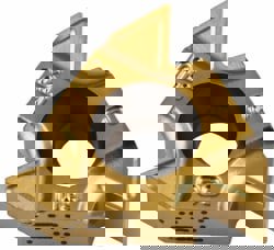Laydown Threading Insert: 16ERM G60 IC-250, Solid Carbide
