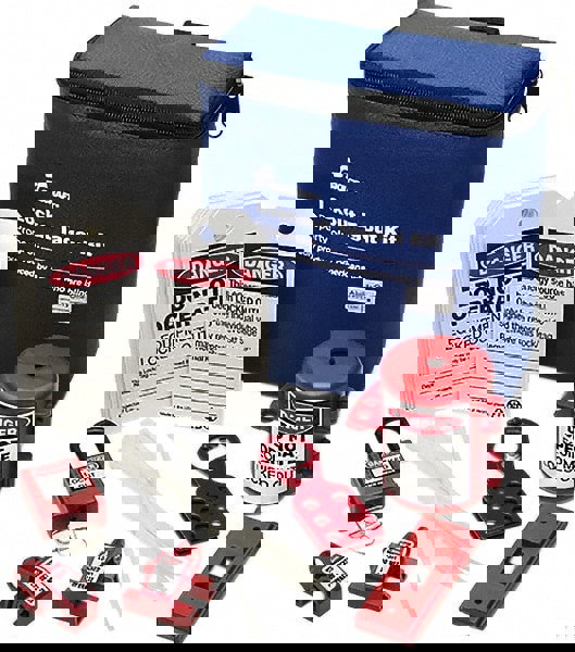 27 Piece Electrical Lockout Kit: 1 Padlock(s) Included