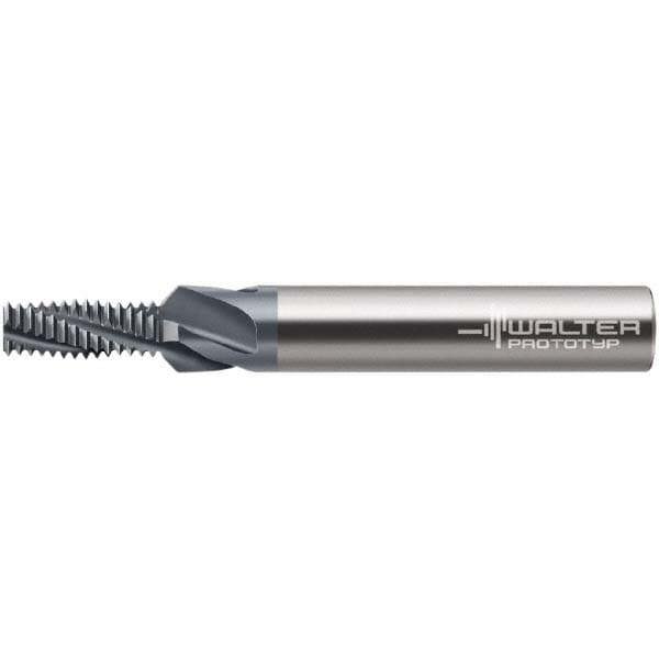 Helical Flute Thread Mill: Internal, 3 Flute, Solid Carbide