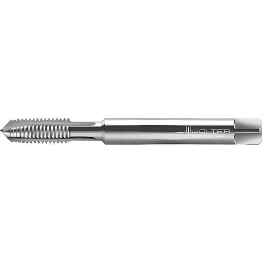 Spiral Point Tap: 1/4-28 UNF, 3 Flutes, Plug Chamfer, 3B Class of Fit, High-Speed Steel-E-PM, Bright/Uncoated