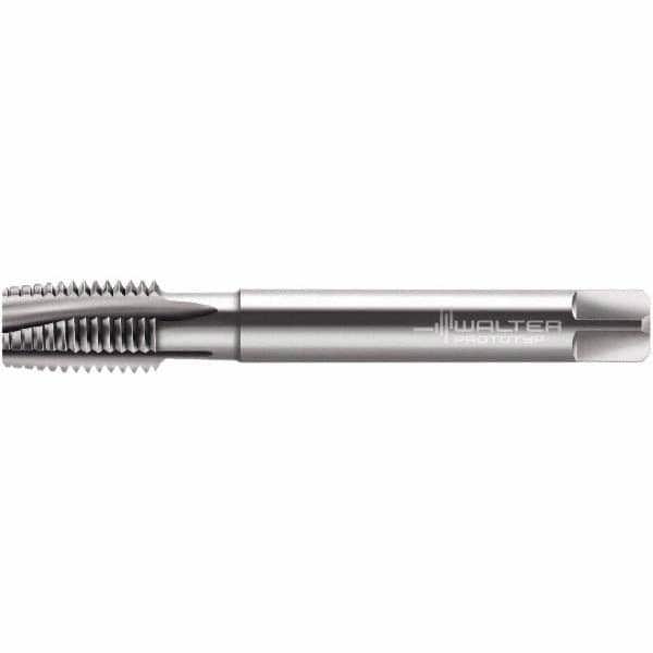 Spiral Point Tap: M12 x 1.75, Metric, 4 Flutes, Plug, 6HX, Powdered Metal, Bright Finish