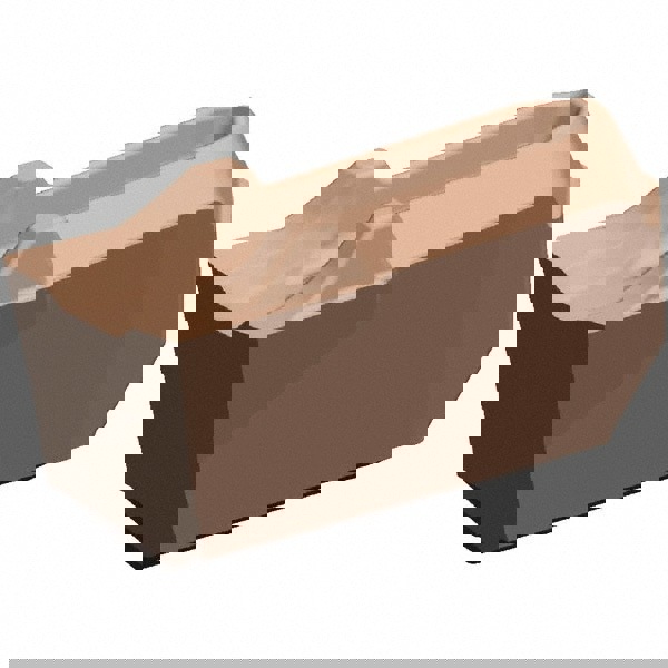 Cutoff Insert: EC040M04R06CF02 KCU25, Carbide, 4 mm Cutting Width