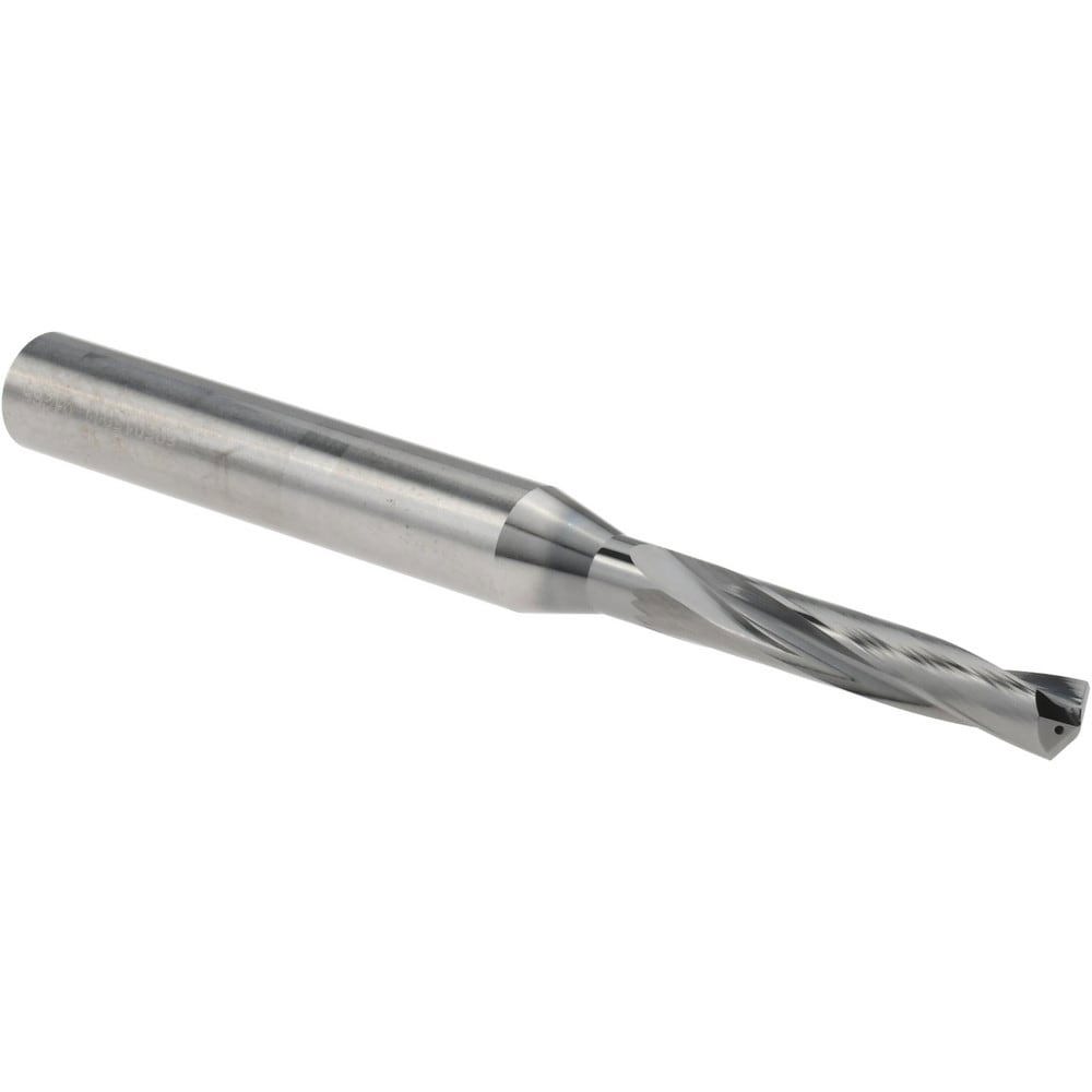 Screw Machine Length Drill Bit: Size #25, 140 deg Point, Solid Carbide