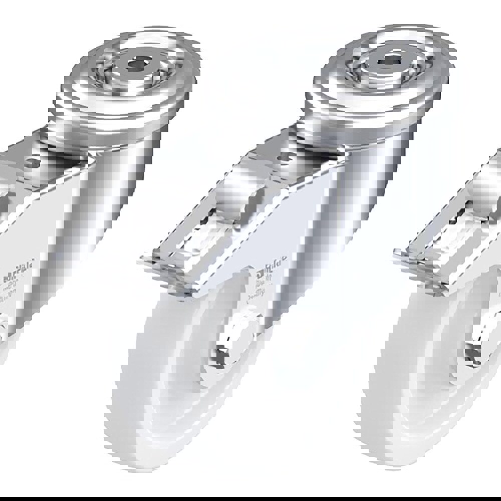 Hollow Kingpin Caster: Swivel, 4