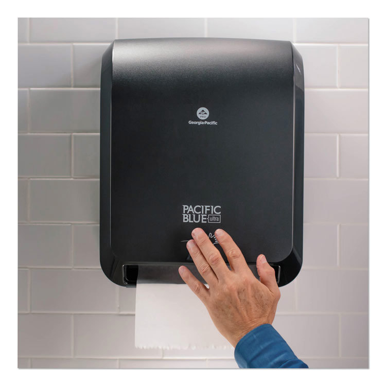 Pacific Blue Ultra Automated High-Capacity Paper Towel Dispenser, Black