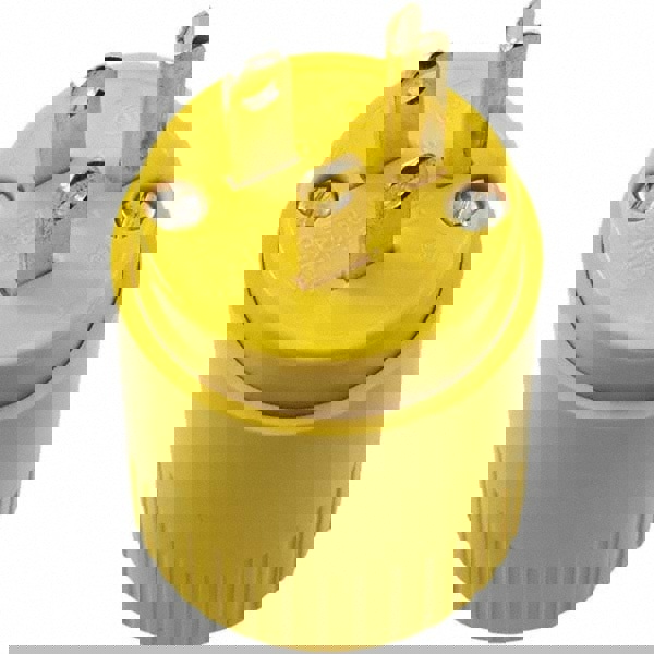 Straight Blade Plug: 5-15P, 125VAC, Yellow