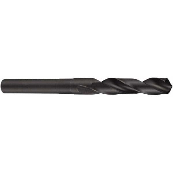 Reduced Shank Drill Bit: 1'' Dia, 1/2'' Shank Dia, 118 , High Speed Steel