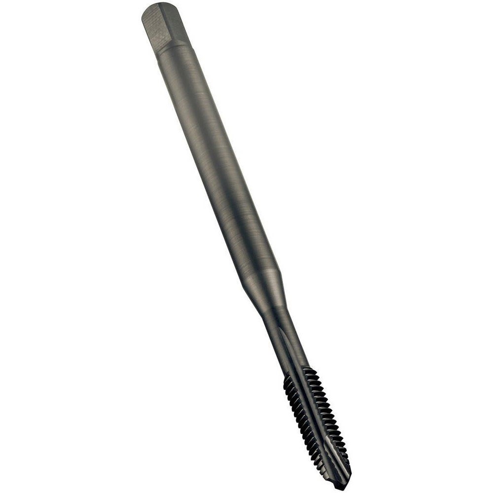 Spiral Point Tap: M5x0.8 Metric, 3 Flutes, Plug Chamfer, 6H Class of Fit, High-Speed Steel-E-PM, Steam Oxide Coated
