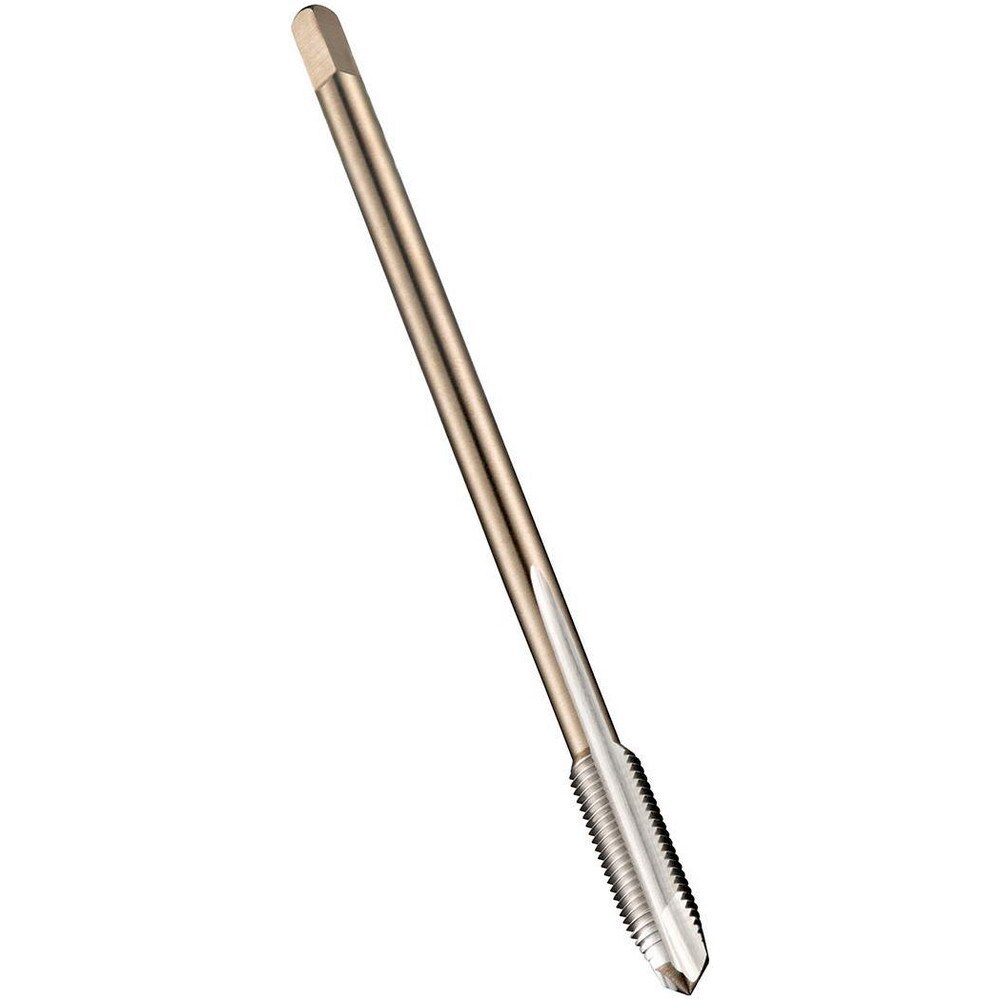 Spiral Point Tap: M8x1 Metric Fine, 3 Flutes, Plug Chamfer, 6H Class of Fit, High-Speed Steel-E-PM, Bright/Uncoated