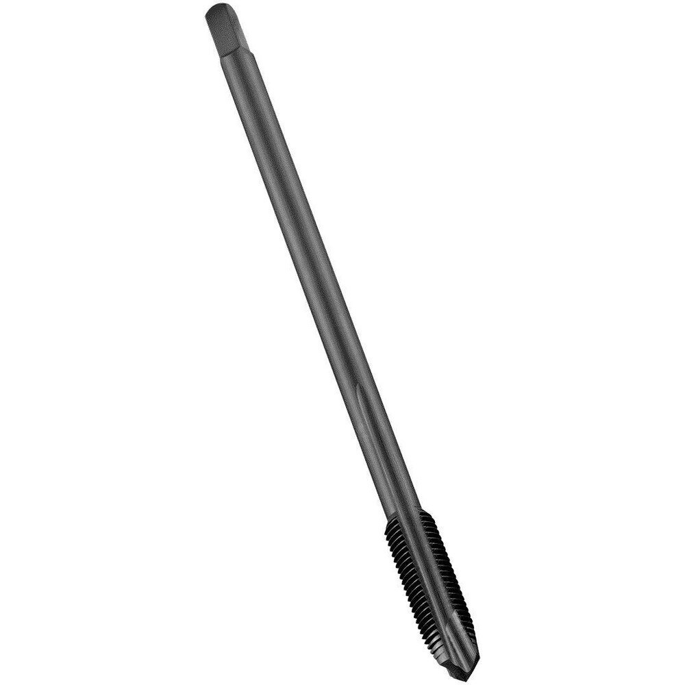 Spiral Point Tap: M10x1 Metric Fine, 3 Flutes, Plug Chamfer, 6H Class of Fit, High-Speed Steel-E-PM, Steam Oxide Coated