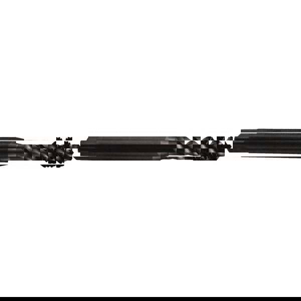 Spiral Flute Tap: M2.5x0.45 Metric Coarse, 3 Flutes, Bottoming, 6H Class of Fit, Cobalt, Oxide Coated