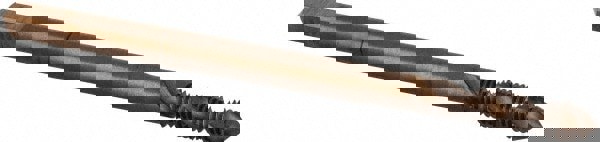 Spiral Flute Tap: M2.50 x, 0.45, Metric Coarse, 3 Flute, Bottoming, 6H Class of Fit, Cobalt, Bright/Uncoated