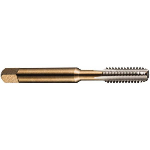 Straight Flute Tap: M24x3 Metric Coarse, 4 Flute, Plug Chamfer, 6H Class of Fit, HSS, Bright/Uncoated Finish