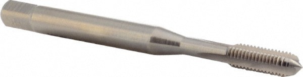 Straight Flute Tap: M5x0.8 Metric Coarse, 3 Flute, Bottoming Chamfer, 6H Class of Fit, Cobalt, Bright/Uncoated Finish