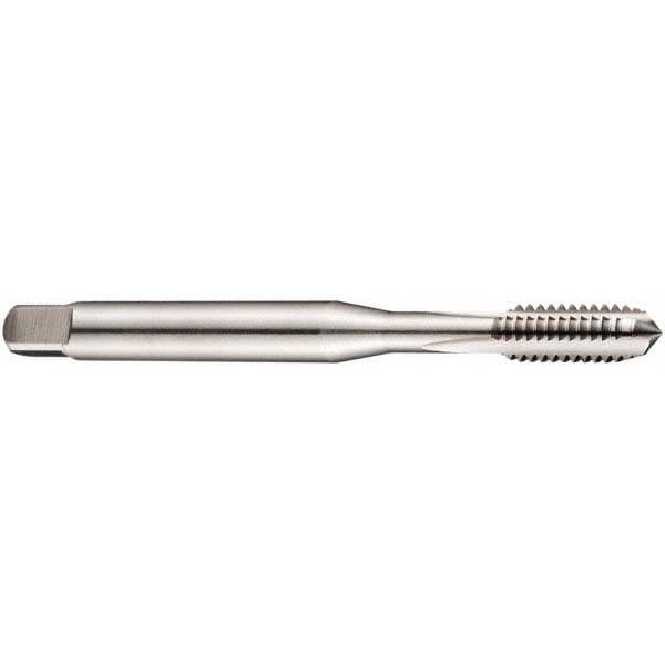 Straight Flute Tap: M6x1 Metric Coarse, 3 Flute, Bottoming Chamfer, 6H Class of Fit, Cobalt, Bright/Uncoated Finish