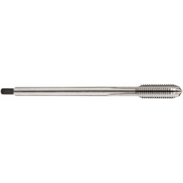 Straight Flute Tap: M12x1.75 Metric Coarse, 3 Flute, Bottoming Chamfer, 6H Class of Fit, Cobalt, Bright/Uncoated Finish