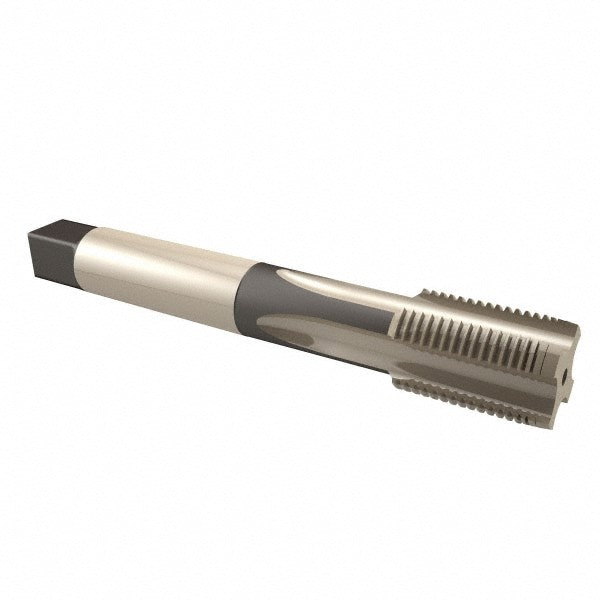 British Standard Pipe Tap: 3/8-19 G(BSP), Bottoming Chamfer, 4 Flutes