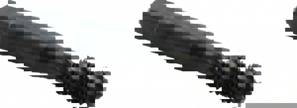 Spiral Flute Tap: 3/8-20, BSF, 3 Flute, Modified Bottoming Chamfer, High-Speed Steel, Oxide Finish