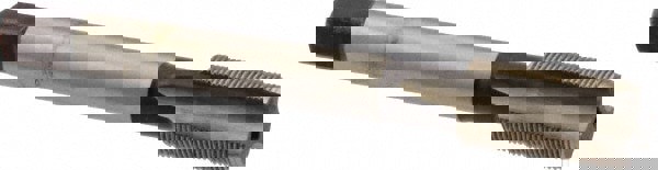 Straight Flute Tap: M12x0.75 Metric Fine, 3 Flute, Bottoming Chamfer, 6H Class of Fit, HSS, Bright/Uncoated Finish