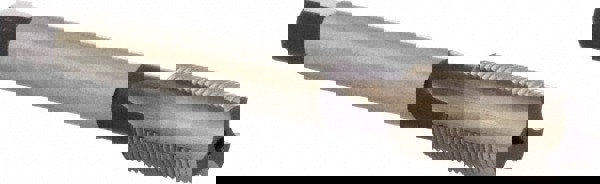 Straight Flute Tap: M12x1 Metric Fine, 3 Flute, Plug Chamfer, 6H Class of Fit, HSS, Bright/Uncoated Finish